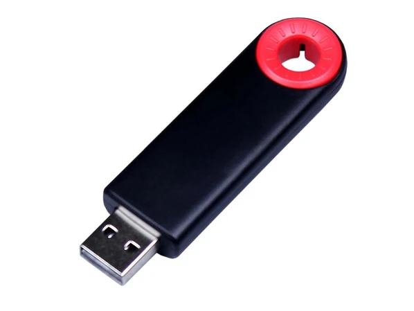 Флешка USB 3.0 на 64 Гб Промо, выдвижной механизм, черная/ красная - фото № 1 Флешка USB 3.0 на 64 Гб Промо, выдвижной механизм, черная/ красная - фото № 1