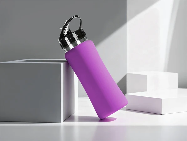 Бутылка для воды Bottle C1, soft touch, 600 мл, фиолетовая - фото № 1 Бутылка для воды Bottle C1, soft touch, 600 мл, фиолетовая - фото № 1