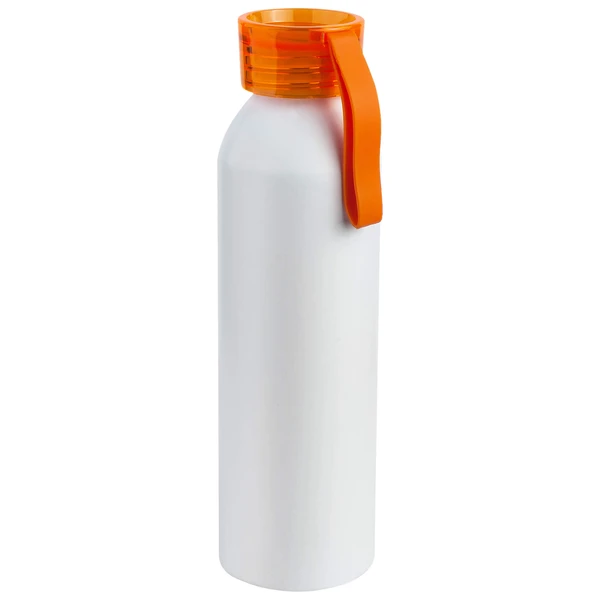Бутылка для воды металлическая Viking White, 650 мл, белая / оранжевая - фото № 1 Бутылка для воды металлическая Viking White, 650 мл, белая / оранжевая - фото № 1