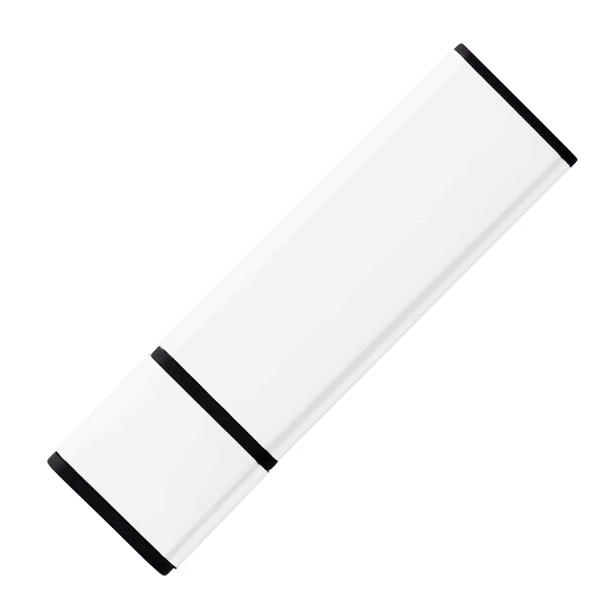 Флешка металлическая на 32 Гб Just USB 2.0, белая - фото № 1 Флешка металлическая на 32 Гб Just USB 2.0, белая - фото № 1