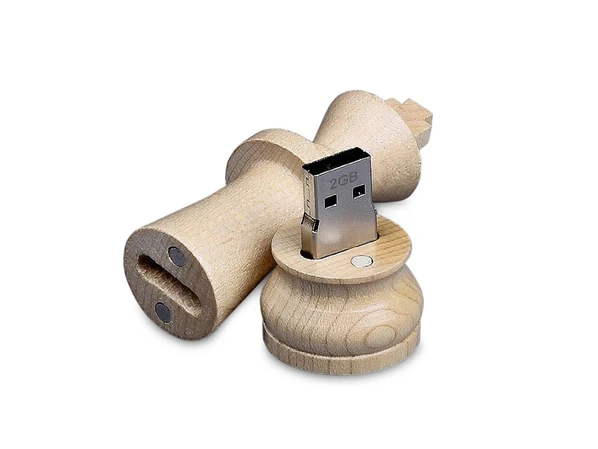 Флешка на 16 Гб «Ферзь» USB 2.0, бежевая - фото № 1 Флешка на 16 Гб «Ферзь» USB 2.0, бежевая - фото № 1