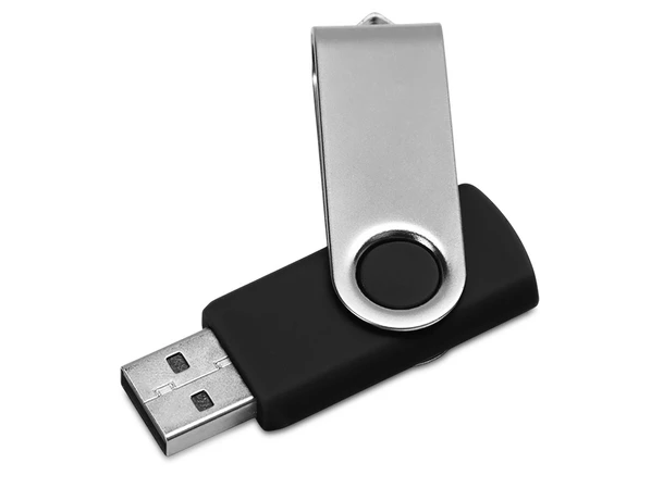 Флешка пластиковая с металлическим клипом на 8 Гб «Флэш С1», USB 2.0, черная / серебристая - фото № 1 Флешка пластиковая с металлическим клипом на 8 Гб «Флэш С1», USB 2.0, черная / серебристая - фото № 1