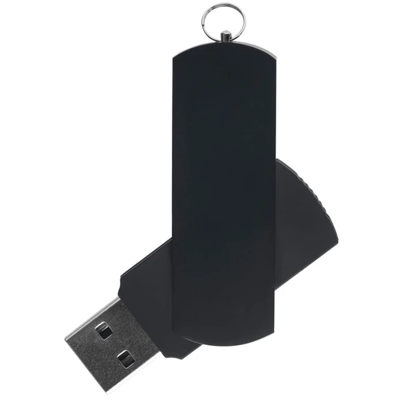 Флешка пластиковая на 16 Гб Elegance Color USB 2.0, черная - фото № 1 Флешка пластиковая на 16 Гб Elegance Color USB 2.0, черная - фото № 1