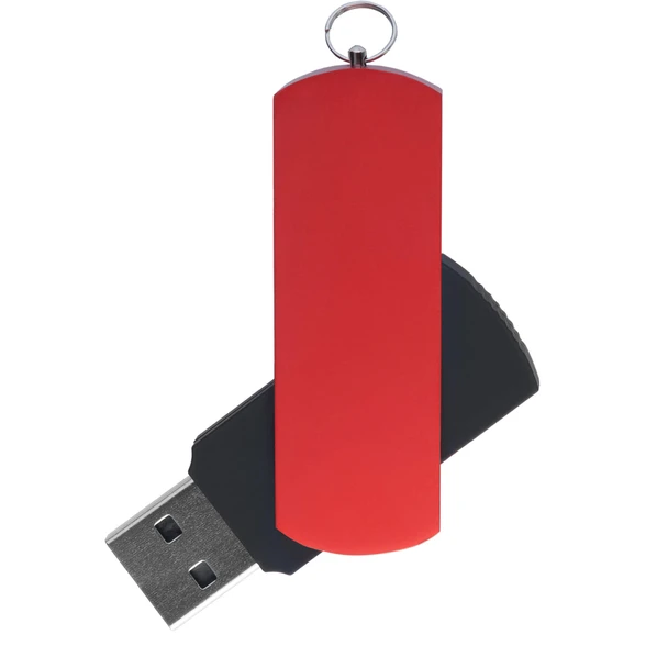 Флешка пластиковая на 16 Гб Elegance Color USB 2.0, черная / красная - фото № 1 Флешка пластиковая на 16 Гб Elegance Color USB 2.0, черная / красная - фото № 1