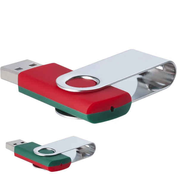 Флешка пластиковая на 8 Гб Twist Mix USB 2.0, красная / зеленая - фото № 1 Флешка пластиковая на 8 Гб Twist Mix USB 2.0, красная / зеленая - фото № 1