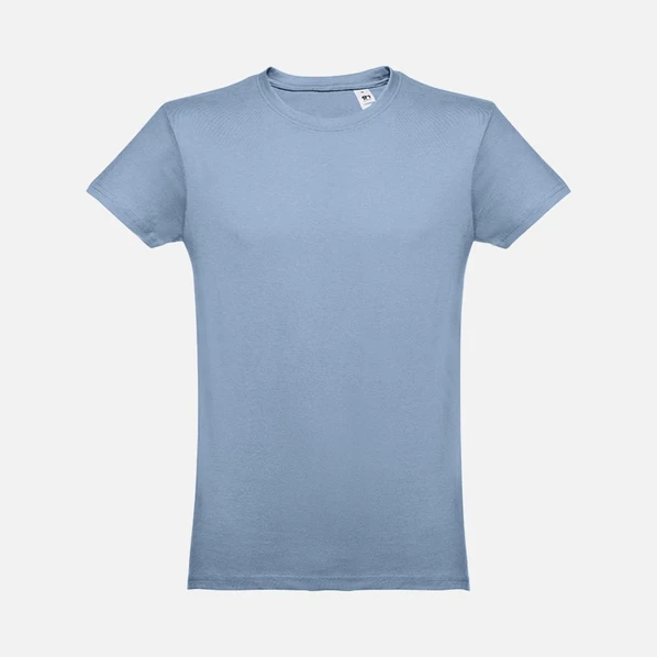 Футболка мужская TH Clothes Luanda, голубая - фото № 1 Футболка мужская TH Clothes Luanda, голубая - фото № 1