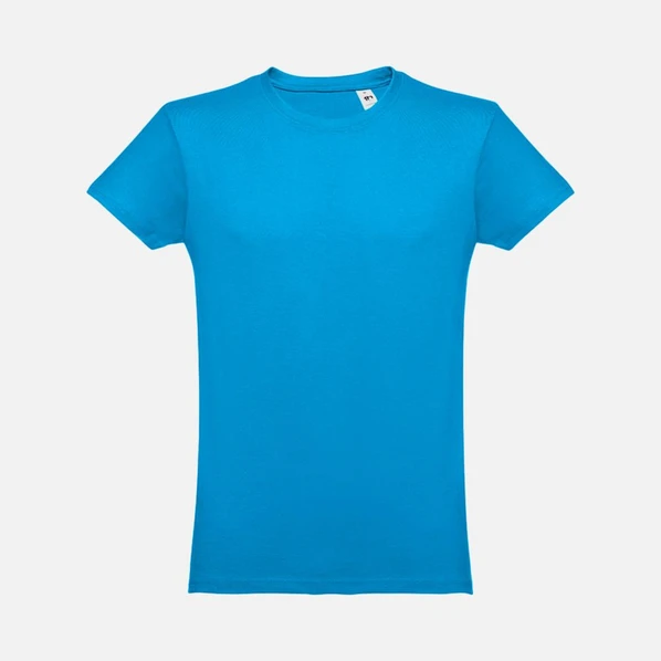 Футболка мужская TH Clothes Luanda, ярко-голубая - фото № 1 Футболка мужская TH Clothes Luanda, ярко-голубая - фото № 1