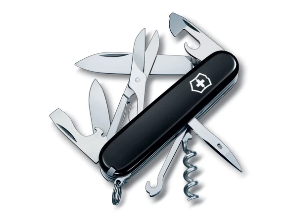 Нож перочинный Victorinox Climber, 91 мм, 14 функций, черный - фото № 1 Нож перочинный Victorinox Climber, 91 мм, 14 функций, черный - фото № 1