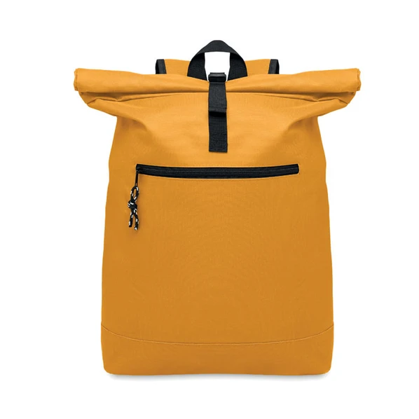 Рюкзак для ноутбука Rolltop, 600D, желтый - фото № 1 Рюкзак для ноутбука Rolltop, 600D, желтый - фото № 1