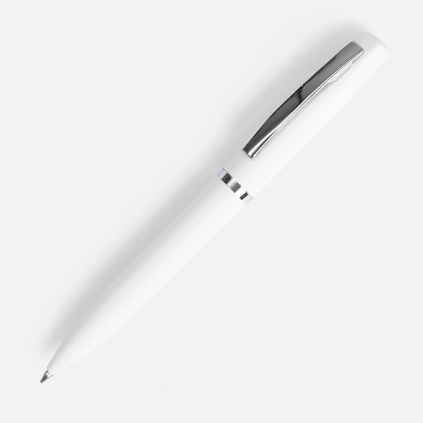 Ручка шариковая металлическая Open Bolt Soft Touch, белая - фото № 1 Ручка шариковая металлическая Open Bolt Soft Touch, белая - фото № 1