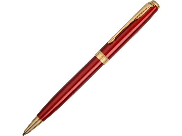 Ручка шариковая металлическая Parker Sonnet Red GT, золотая / красная - фото № 1 Ручка шариковая металлическая Parker Sonnet Red GT, золотая / красная - фото № 1