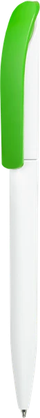 Ручка шариковая пластиковая Vivaldi, белая / салатовая - фото № 1 Ручка шариковая пластиковая Vivaldi, белая / салатовая - фото № 1