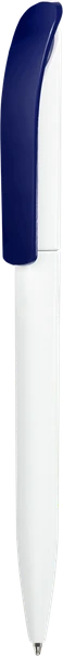 Ручка шариковая пластиковая Vivaldi, белая / темно-синяя - фото № 1 Ручка шариковая пластиковая Vivaldi, белая / темно-синяя - фото № 1