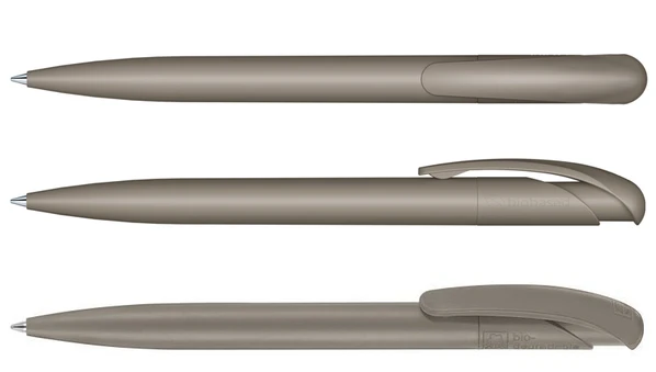 Ручка шариковая Senator Nature Plus Matt, серая - фото № 1 Ручка шариковая Senator Nature Plus Matt, серая - фото № 1