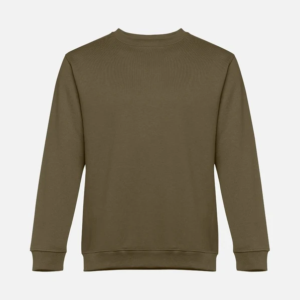 Свитшот унисекс TH Clothes Delta, хаки - фото № 1 Свитшот унисекс TH Clothes Delta, хаки - фото № 1