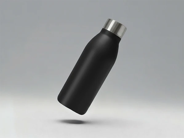 Термобутылка вакуумная c медной изоляцией Waterline Brottle, тубус, 600 мл, черная - фото № 1 Термобутылка вакуумная c медной изоляцией Waterline Brottle, тубус, 600 мл, черная - фото № 1