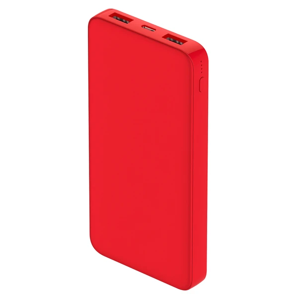 Внешний аккумулятор Polus, 10000 mAh, soft touch, ярко-красный - фото № 1 Внешний аккумулятор Polus, 10000 mAh, soft touch, ярко-красный - фото № 1