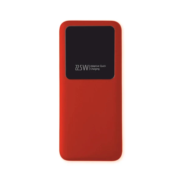 Внешний аккумулятор Kris, soft touch, 10000 mAh, красный - фото № 1 Внешний аккумулятор Kris, soft touch, 10000 mAh, красный - фото № 1
