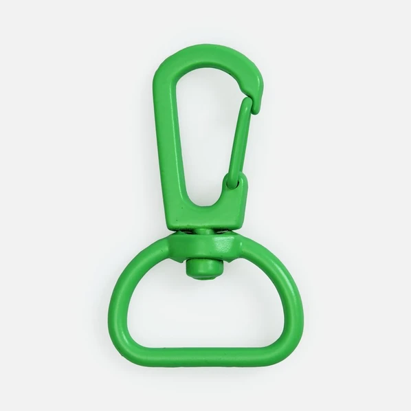 Застежка-карабин Snap Hook, M, зеленый неон - фото № 1 Застежка-карабин Snap Hook, M, зеленый неон - фото № 1