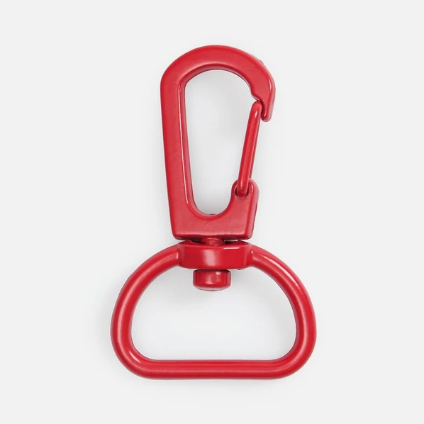 Застежка-карабин Snap Hook, M, красная - фото № 1 Застежка-карабин Snap Hook, M, красная - фото № 1