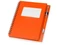 Блокнот в линейку на пружине с ручкой Контакт, 70 листов, оранжевый фото