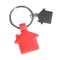 Брелок в виде домика с петелькой HOME металл-силикон, красный фото