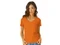 Футболка женская с V образным вырезом US Basic Heavy Super Club, оранжевая фото