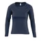 Футболка с длинным рукавом женская Sol's Majestic 150, темно-синяя фото
