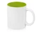 Кружка Gain, белый/ зеленый фото