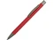Ручка шариковая металлическая с зеркальной гравировкой Tender, soft touch, красная фото