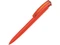 Ручка шариковая пластиковая трехгранная Uma Trinity K Transparent Gum, soft touch, кирпичная фото