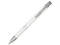 Ручка шариковая металлическая Moneta, белая фото