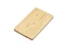 USB-флешка на 32 Гб в виде деревянной карточки с выдвижным механизмом, бежевый фото