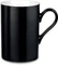 Фарфоровая кружка Prime Colour, черная фото