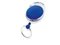 Брелок круглый с карабином, синий фото