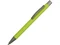 Ручка шариковая металлическая с зеркальной гравировкой Tender, soft touch, зеленая фото