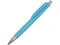 Ручка шариковая пластиковая Gage, голубая / серебристая фото