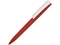 Оптом Ручка шариковая пластиковая Zorro, soft touch, красная / белая для нанесения логотипа или надписи Ручка шариковая пластиковая Zorro, soft touch, красная / белая фото