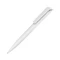 Оптом Ручка шариковая пластиковая Klio Eterna Trias Carbon, белая для нанесения логотипа или надписи Ручка шариковая пластиковая Klio Eterna Trias Carbon, белая фото