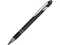 Ручка стилус шариковая металлическая Sway, soft touch, черная фото