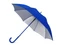Зонт-трость полуавтомат Silver Color, синий / серебристый фото
