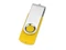 Флеш-карта USB 2.0 16 Gb, желтый/металлик фото