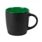 Кружка Mycup Intro, 350 мл., черная/ зеленая фото