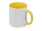 Кружка Sublime Color для сублимации, белый, желтый фото