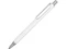 Ручка шариковая металлическая трехгранная Riddle, белая фото