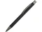 Ручка шариковая металлическая с зеркальной гравировкой Tender, soft touch, черная фото
