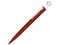 Ручка шариковая металлическая Brush Gum, soft-touch, красная фото