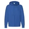 Толстовка без начеса Fruit of the loom Lightweight Hooded Sweat, синяя фото