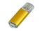 USB-флешка на 64 Гб с прозрачным колпачком, золотой фото