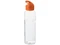 Бутылка спортивная Sky 650мл, прозрачный/оранжевый фото